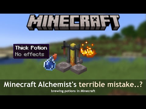 Have you done this mistake in Minecraft, when brewing potion?