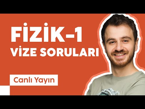 Çıkmış Vize Soruları 1 | Genel Fizik 1 Soru Çözümü | Ücretsiz PDF