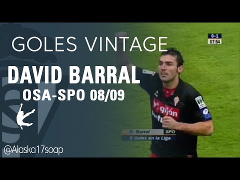 Goles Vintage - David Barral (Osasuna vs Sporting) - Temporada 2008/2009