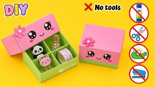 DIY Easy Organizer Box |No Glue & Scissors |Best Mothers day Gift Box | Paper Craft |School Project