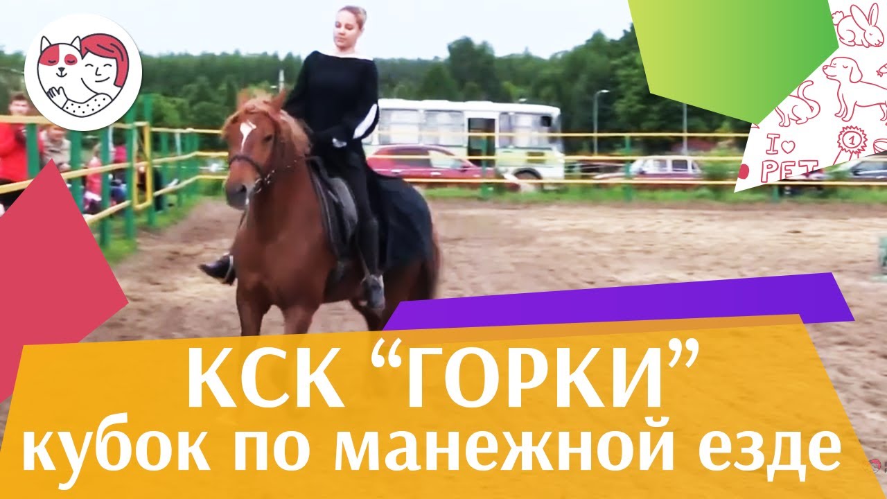 Летний кубок КСК Горки по манежной езде КЮР часть 1 на ilikepet
