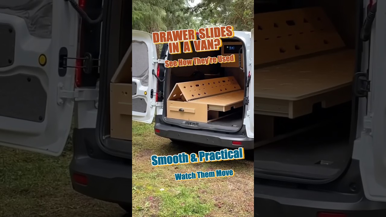 Upgrade Your Van with Drawer Slides 🚐