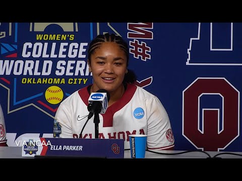 OU Softball WCWS Postgame Press Conference (OU 4 Tennessee 3) - 5/29/2025
