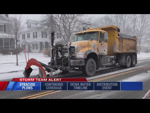 Syracuse snow plows struggle to keep up with historic snowfall