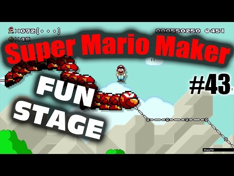 Super Mario Maker - The Wiggler Train Stage
