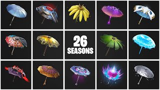 Fortnite ALL Victory Umbrella (All 26 Season)