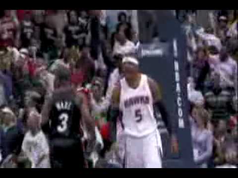 John Smith "Amazing" Hawks vs Heat Game 1 NBA Playoffs 2009