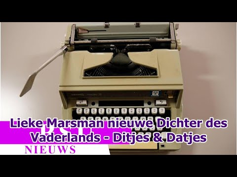 Lieke Marsman nieuwe Dichter des Vaderlands - Ditjes & Datjes