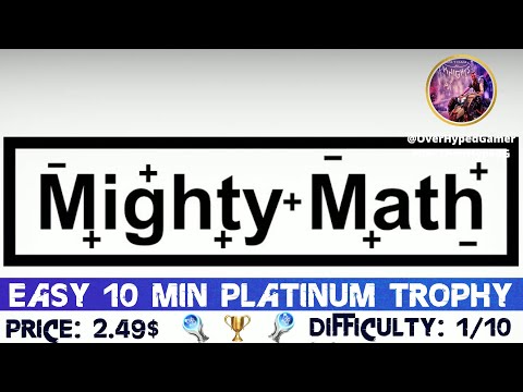 Mighty Math 100% Platinum Walkthrough - Trophy Guide