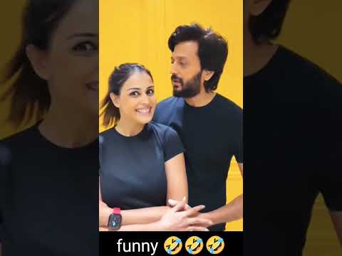 Ritesh Deshmukh and Genelia funny tik tok video #tiktok #shorts #riteshdeshmukh #genelia