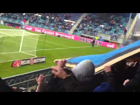 FC Den Bosch - Willem II - Sfeer opkomst spelers - 29-1-2012