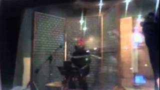 Chris Brown recording T.Y.A. 02/02/10 06:45PM