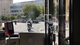 Viaje en la línea 27 de bus desde Av de Vallcarca - Ballester hasta Travessera de gracia - Calvet