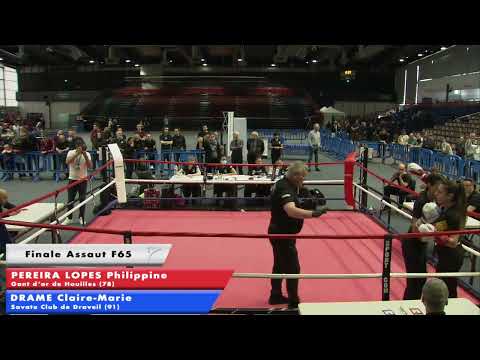 Finale France Assaut 2022 / F65 - Philippine PEREIRA LOPES - Claire Marie DRAME