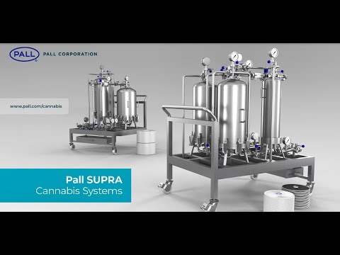 Pall SUPRA Cannabis Systems for Cannabis Oil Filtration
