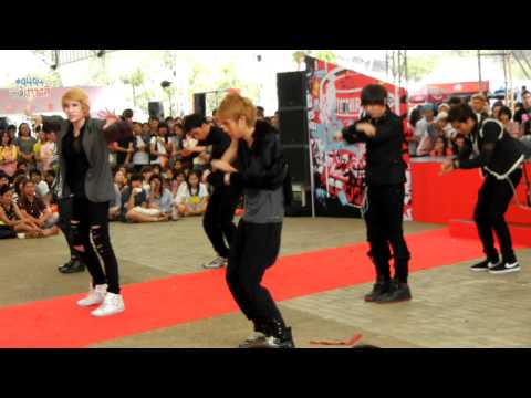 BEAST Dance Cover at Dance Street stage at Korean Wave in Bangkok