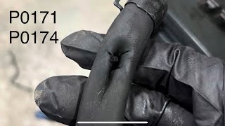 Nissan Pathfinder 3.5 P0171 P0174 Vacuum Leak Easy Fix