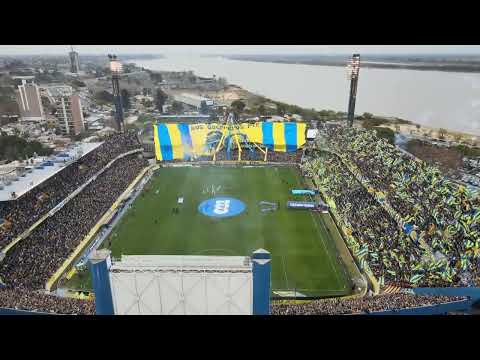 "Recibimiento Rosario Central - Carnaval Auriazul - Los Guerreros" Barra: Los Guerreros &bull; Club: Rosario Central
