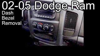 2002-2005 Dodge Ram 1500 03-05 2500-3500 01-04 Dakota AC heater climate control
