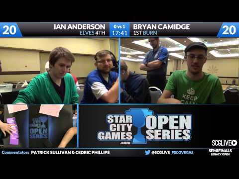 SCGVEGAS - Legacy - Semifinals - Ian Anderson vs Bryan Camidge [Magic: the Gathering]