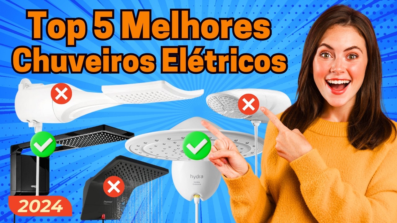 QUAL MELHOR CHUVEIRO? ✅ MELHORES CHUVEIROS 2024 ✅ CHUVEIROS ELETRICOS✅CHUVEIROS BOM E BARATO