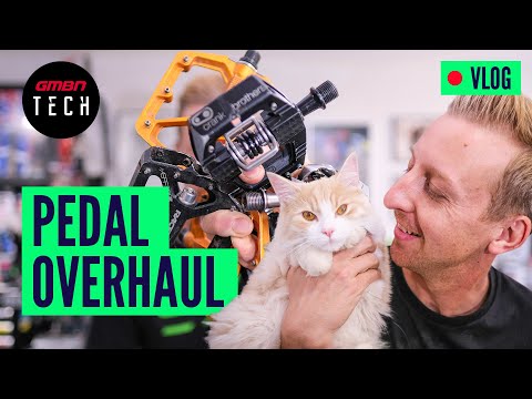 Servicing Mountain Bike Pedals At Home | Doddy's 1st  GMBN Tech Vlog