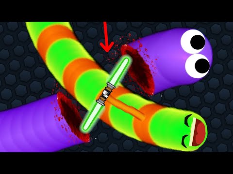Slither.io 1 Hacked Skin Snake vs 97779 Snakes Epic Slitherio A.I. Gameplay