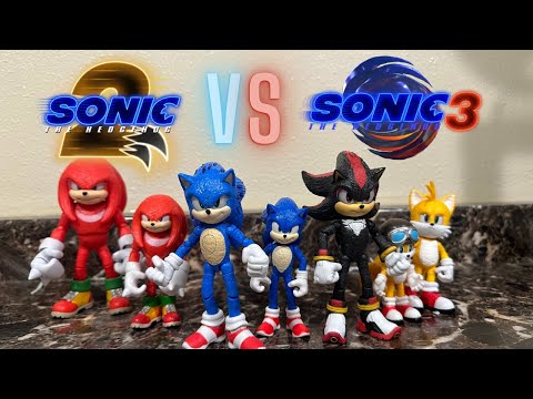 SONIC MOVIE 3 VS SONIC MOVIE 2 FIGURES | WHICH ARE BETTER?