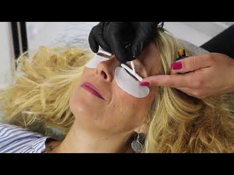 Lifting en pestañas.