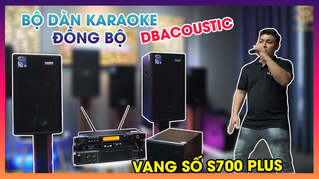 Bộ Dàn Karaoke TH03 Loa PK12PRO + Đẩy KD500PLUS+ Vang Số S700 PLUS +Micro Db450ii + Sub SW12B