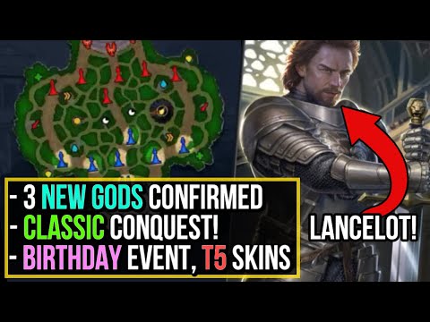 Yu Huang, Lancelot, Jumong As Next Gods! | Classic Conquest! | New T5 Skins & More! - 9.2 Datamining