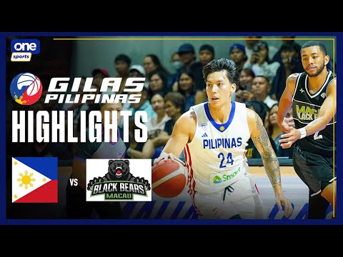 GILAS PILIPINAS VS MACAU BLACK BEARS | FULL GAME HIGHLIGHTS | 2025 GILAS SEND-OFF SHOWDOWN | JULY 28