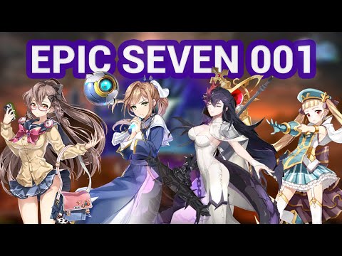 EPIC SEVEN E7 WITH MY EPIC TEAM - YUNA, FALLEN CECILIA, ACHATES AND DIENE GAMEPLAY