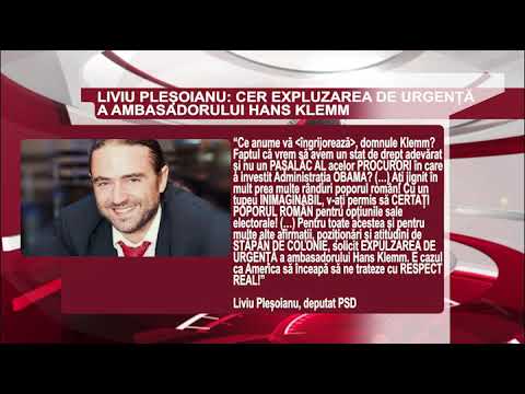 DECLARATIA ZILEI 02 Octombrie - Se cere expulzarea ambasadorului Hans Klemm
