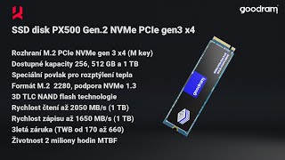 Goodram PX500 256GB, SSDPR-PX500-256-80