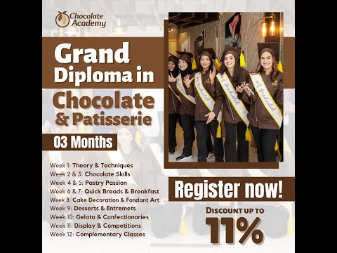 𝟯 𝗺𝗼𝗻𝘁𝗵𝘀 𝗚𝗿𝗮𝗻𝗱 𝗗𝗶𝗽𝗹𝗼𝗺𝗮 𝗶𝗻 𝗖𝗵𝗼𝗰𝗼𝗹𝗮𝘁𝗲 𝗶𝗻 𝗣𝗮𝘁𝗶𝘀𝘀𝗲𝗿𝗶𝗲