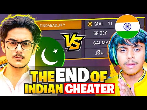 1 Vs 4 Against KAAL YT 😱 | PAK VS IND - Free Fire