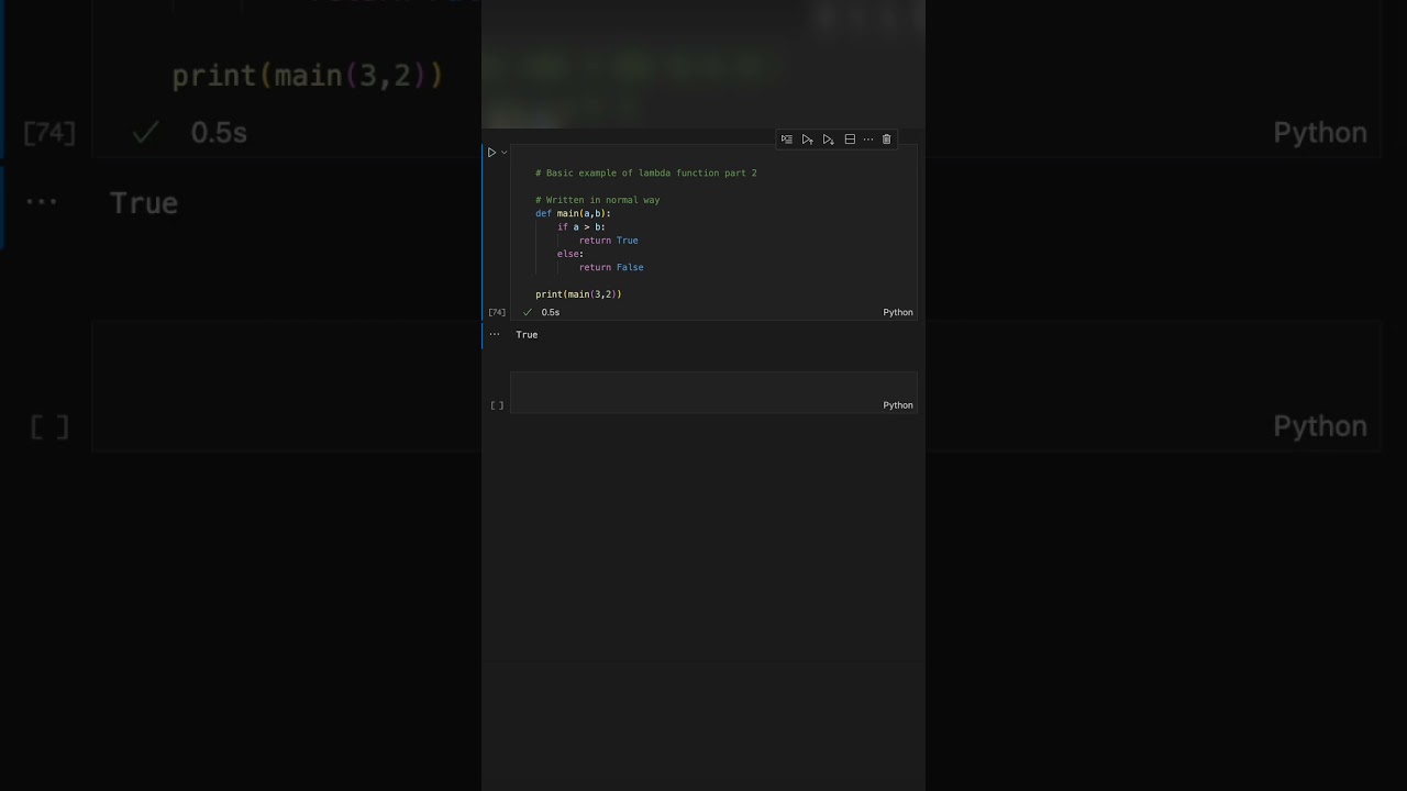 Python - Lambda function part 2 #python #shorts #pythonprogramming #pythonforbeginners #shots
