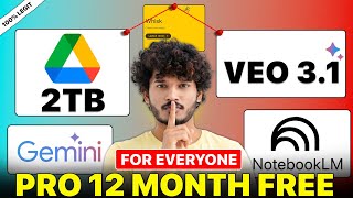 Get Gemini 3 Flash Google Ai Pro 12 Month FREE | Google VEO 3.1 Access ( Fast And Easy Process )
