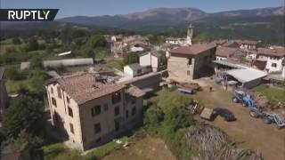 videos de risa  después del terremoto en Italia