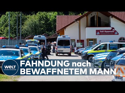 GROßFAHNDUNG in OPPENAU: Hunderte Polizisten suchen nach Bewaffnetem in Tarnkleidung