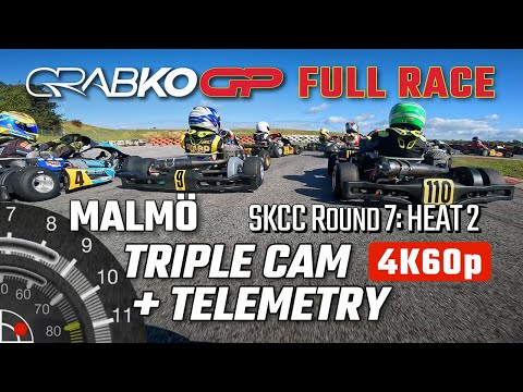 Full Race: Final Round South Sweden Kart Champions Cup (SKCC 7), HEAT 2 - Malmö, Sweden
