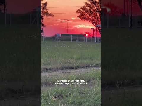 Atardecer en San Francisco, Córdoba, Argentina 28/01/2025 #sunrise #goldenhour #sunset