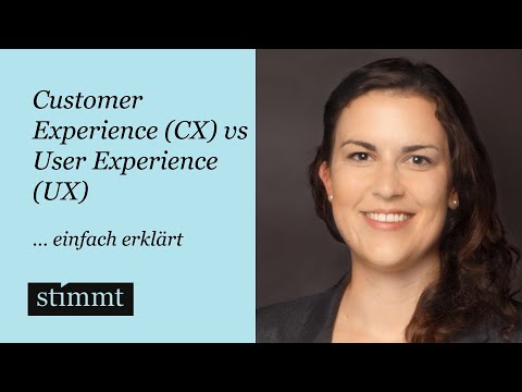 Customer Experience (CX) vs User Experience (UX) einfach erklärt