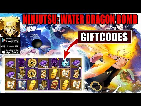 Ninjutsu Water Dragon Bomb & All 7 Giftcodes | 7 Redeem Codes Ninjutsu: Water Dragon Bomb