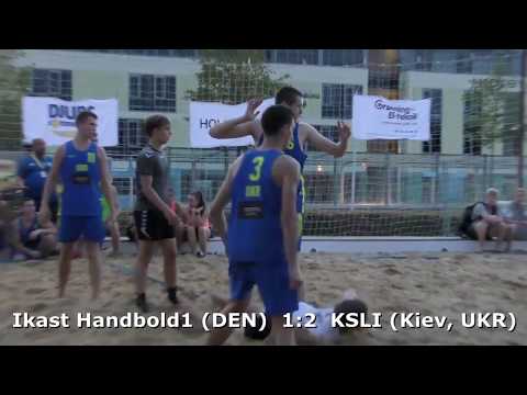 Beach handball. Ikast Handbold1 (DEN) - KSLI (Kiev, UKR). GENERATION HANDBALL-2018 Viborg. U16B.