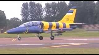 preview picture of video 'Estonian Air Force L-39C Albatros - RAF Fairford RIAT 2014 - Friday'
