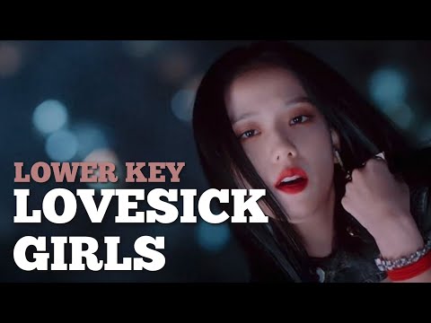 [KARAOKE] Lovesick Girls - BLACKPINK (Lower Key) | Forever YOUNG