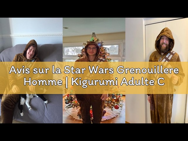 Vídeo relacionado con Star Wars Pijama Entero Hombre | Onesie Chewbacca | Mono Pijama Invierno Marrón Size X-Large