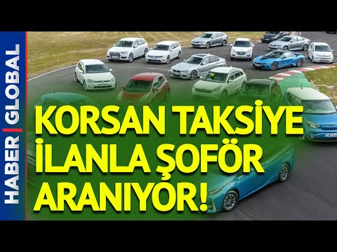 Korsan Taksiler İşi Büyüttü! Ayda 10 Bin Liraya Şoför Arıyorlar
